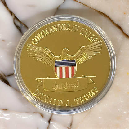 Gold TRUMP 2024 Re-election Coin